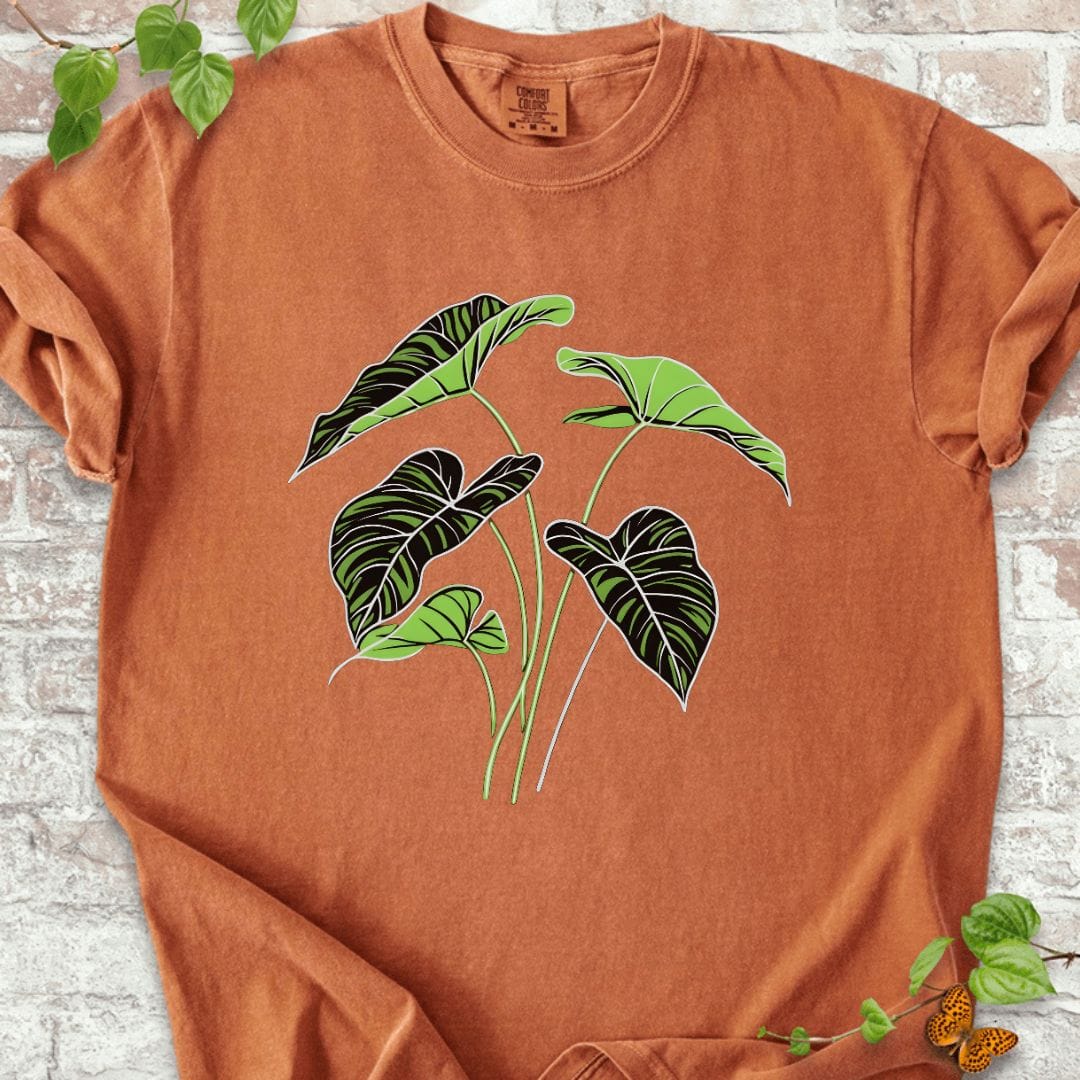 Elephant Ear Plant Art T-Shirt