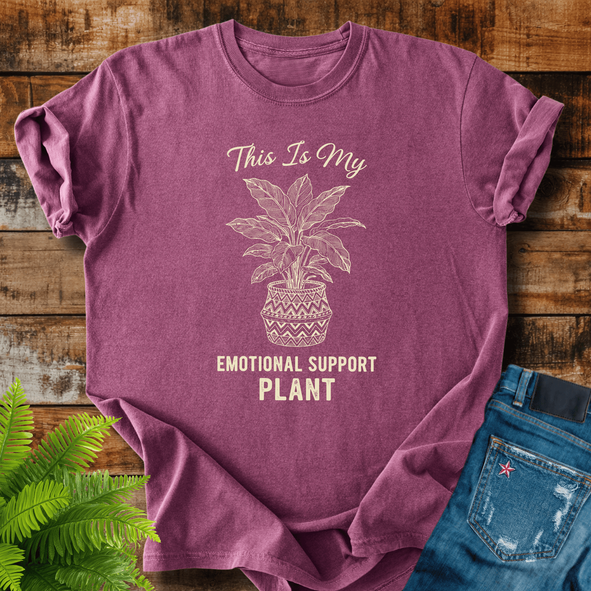 Emotional Support Plant T-shirt