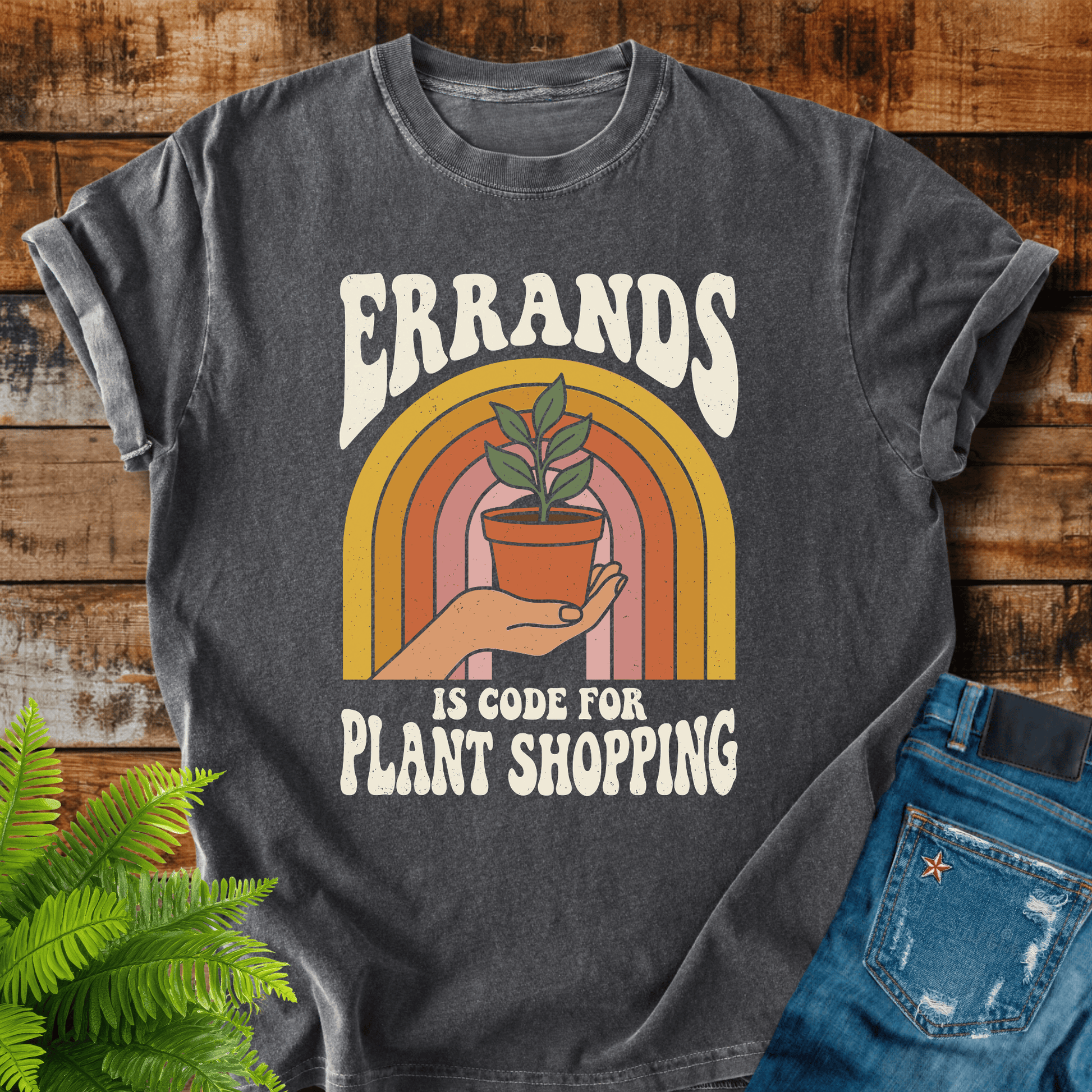 Errands Plant Shopping T-shirt