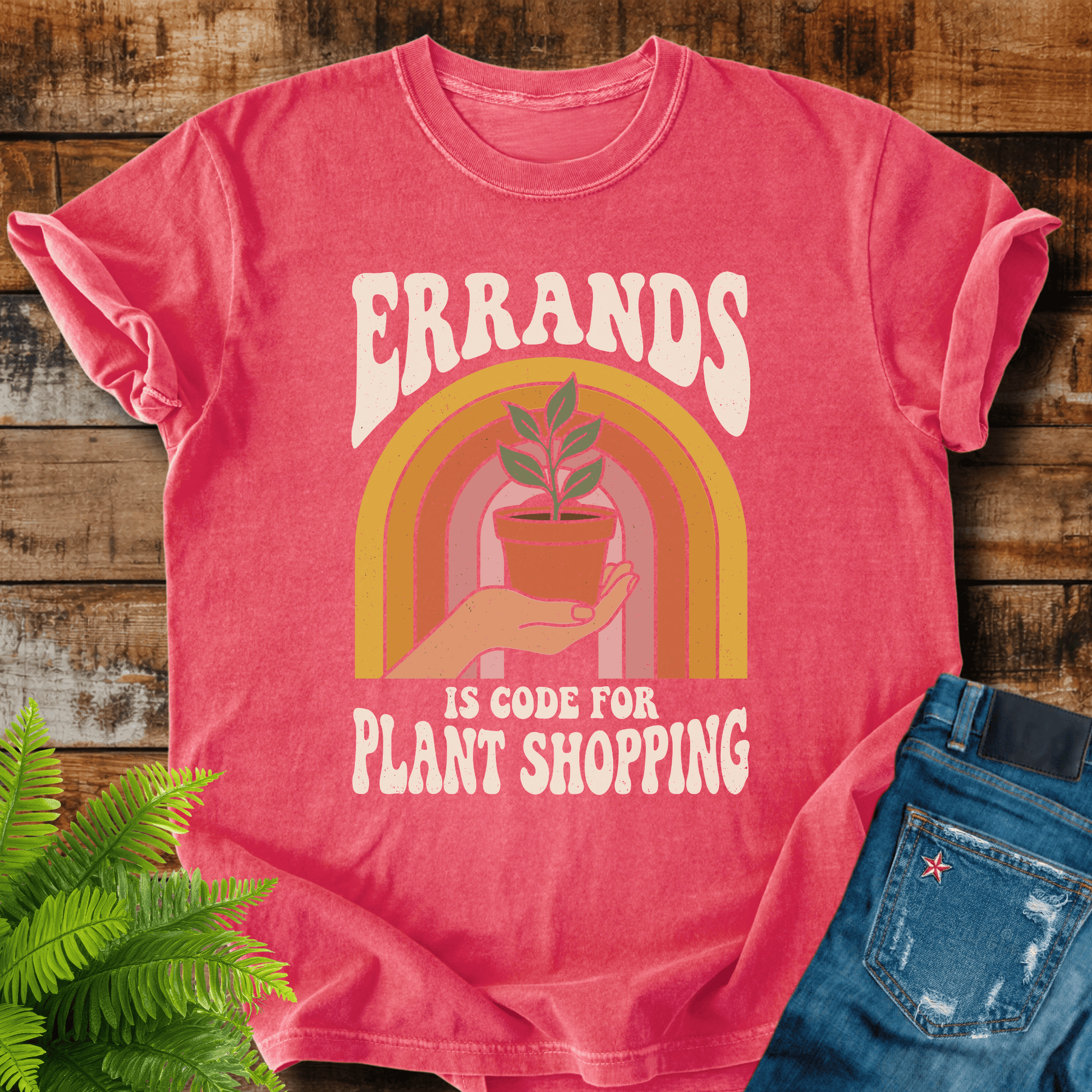 Errands Plant Shopping T-shirt