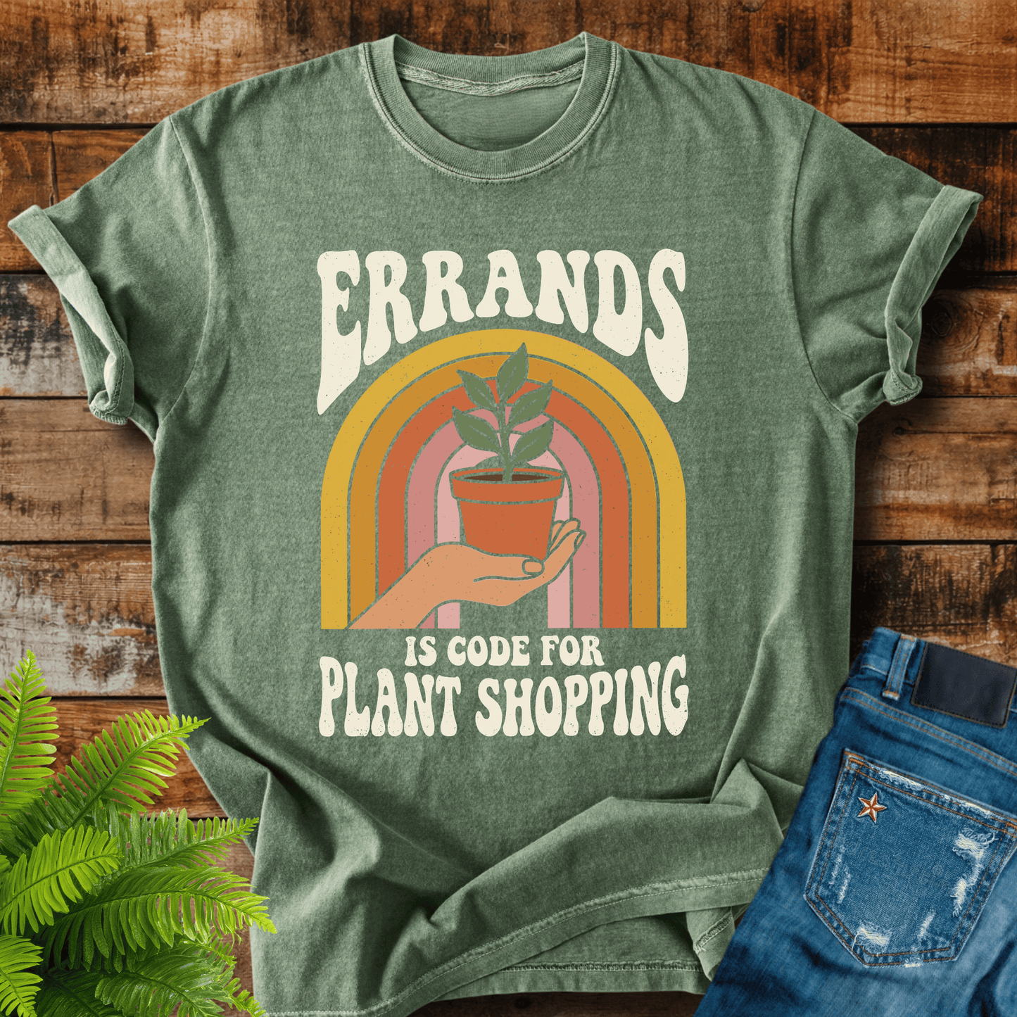 Errands Plant Shopping T-shirt