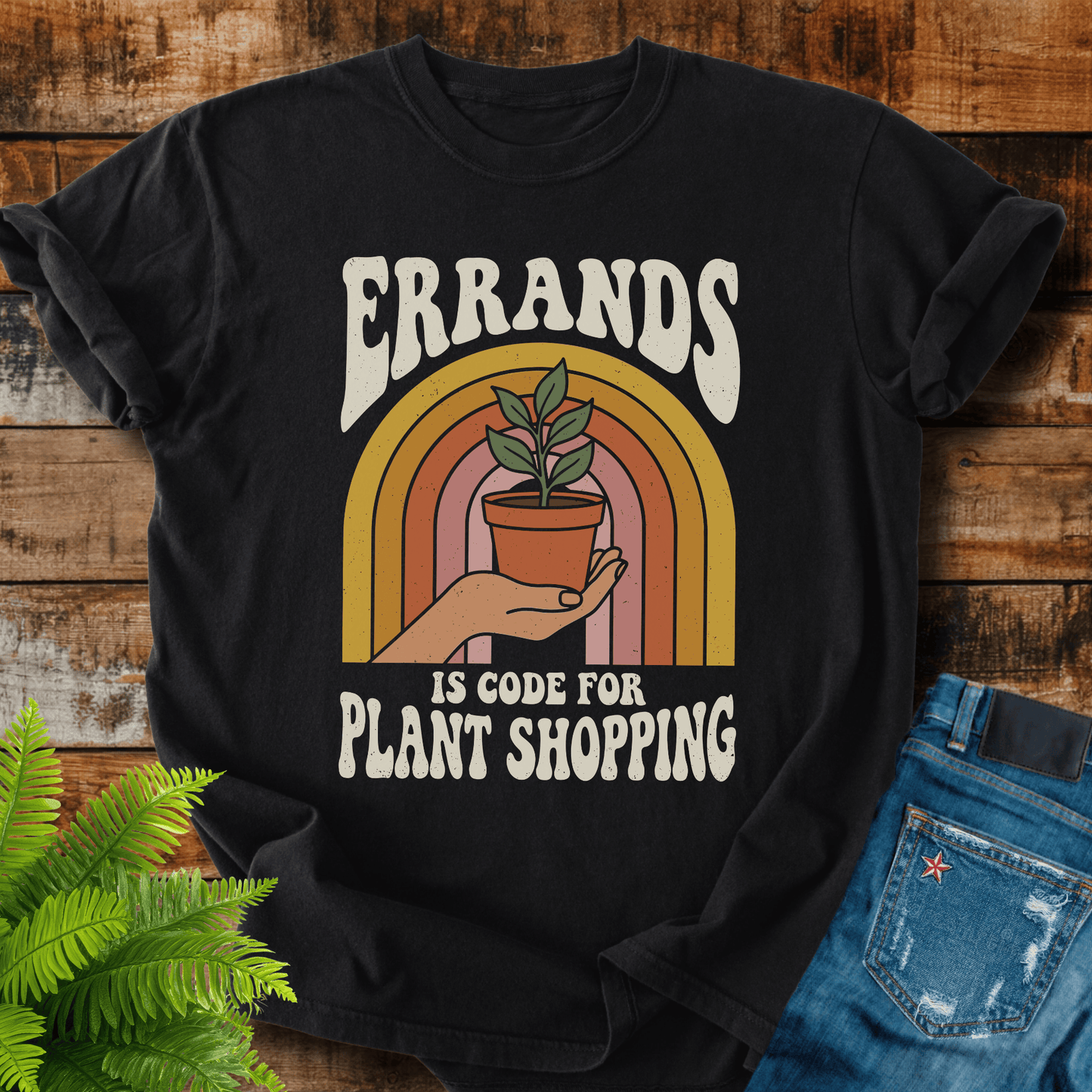 Errands Plant Shopping T-shirt