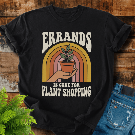 Errands Plant Shopping T-shirt