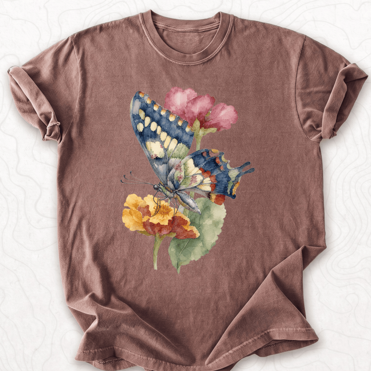Butterfly Flowers T-shirt