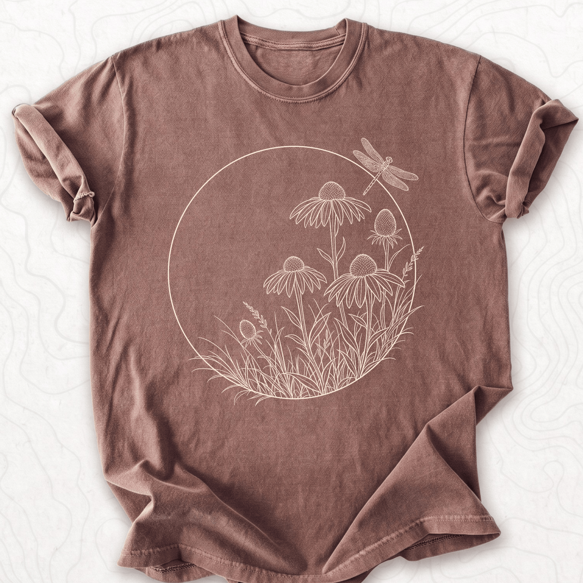 Dragonfly Wildflowers T-shirt