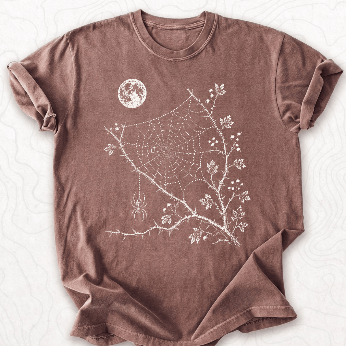 Moonlit Spiderweb T-shirt