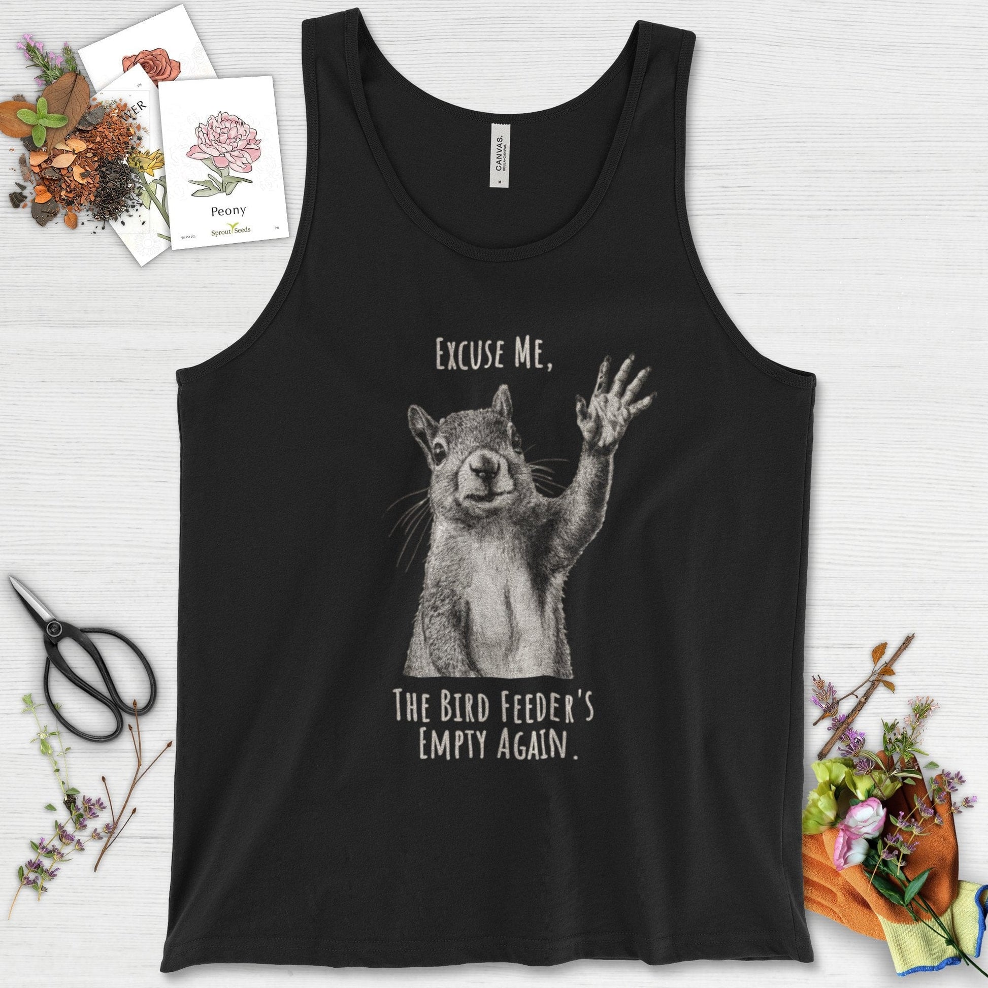 Excuse Me, Bird Feeder's Empty Tank Top