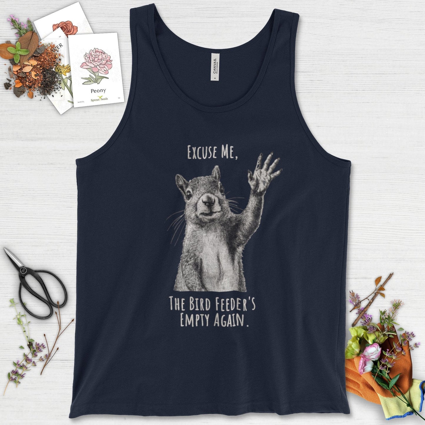 Excuse Me, Bird Feeder's Empty Tank Top
