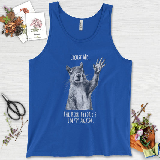 Excuse Me, Bird Feeder's Empty Tank Top