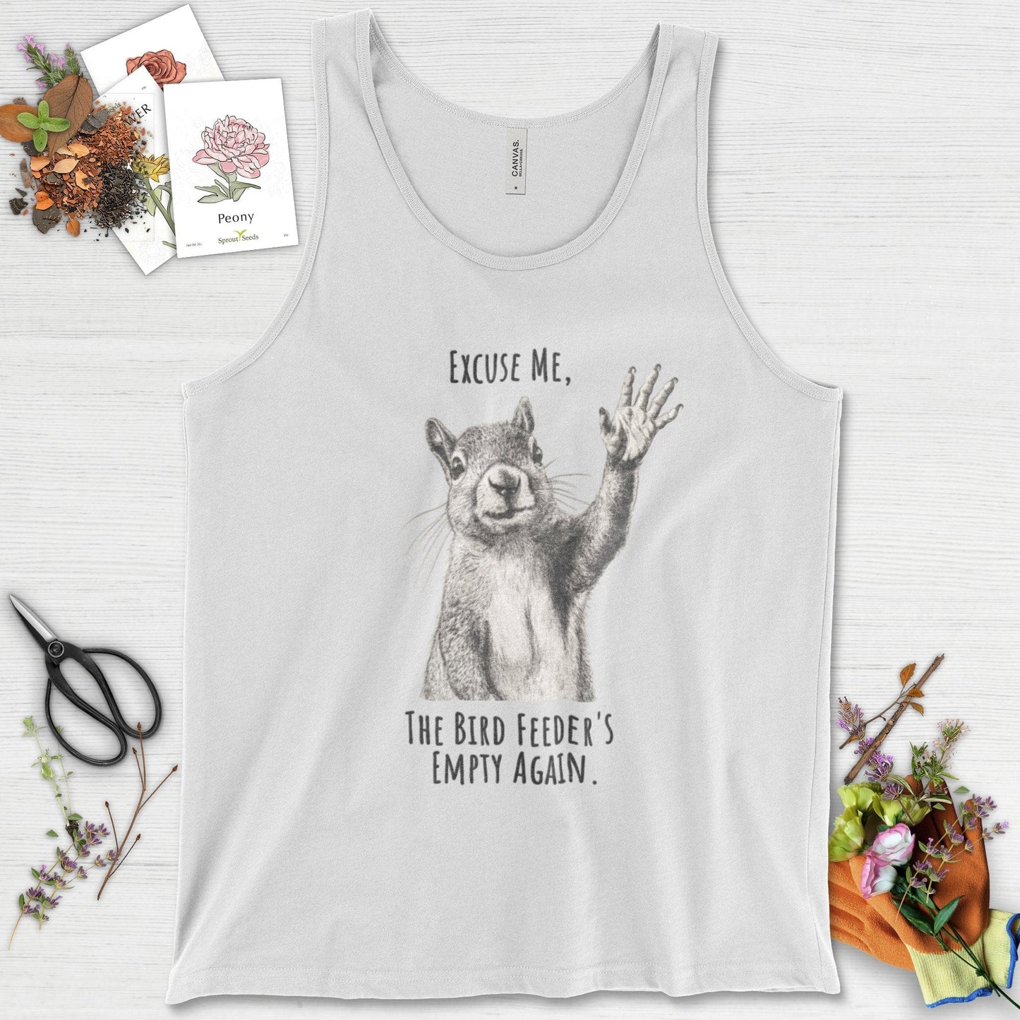 Excuse Me, Bird Feeder's Empty Tank Top