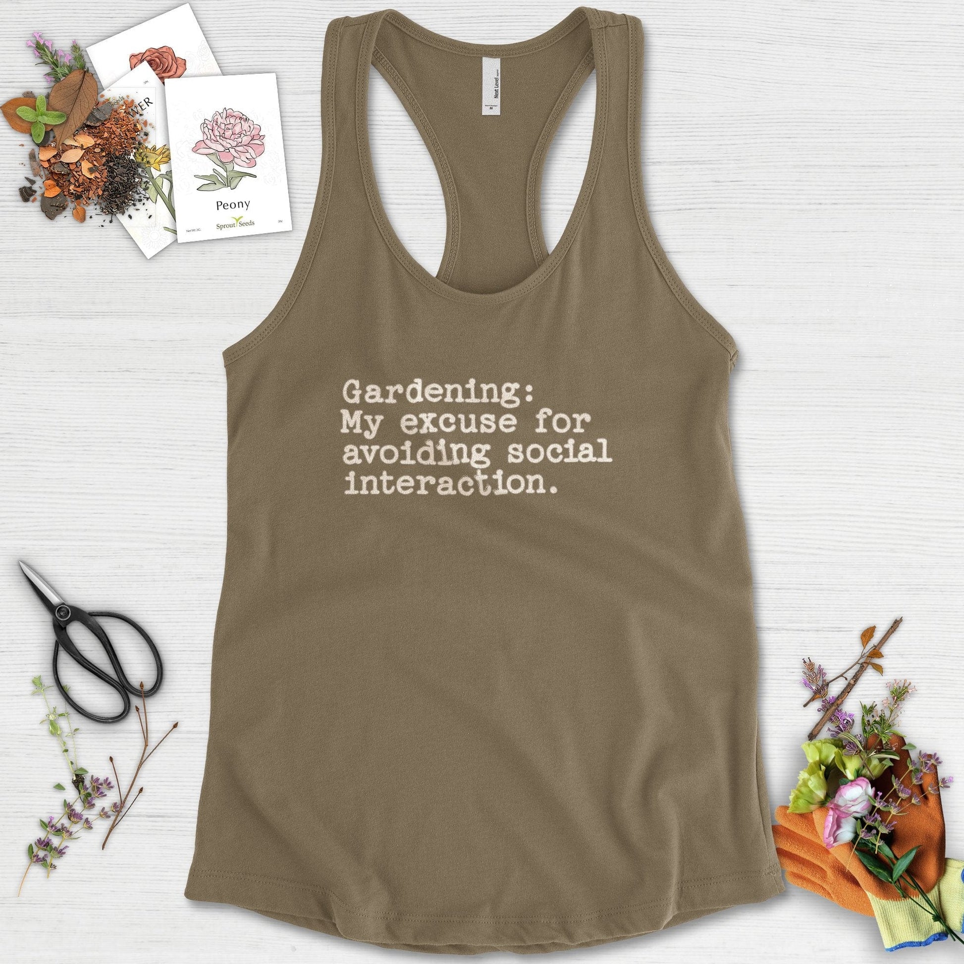 Excuse to Avoid Social Interaction Racerback