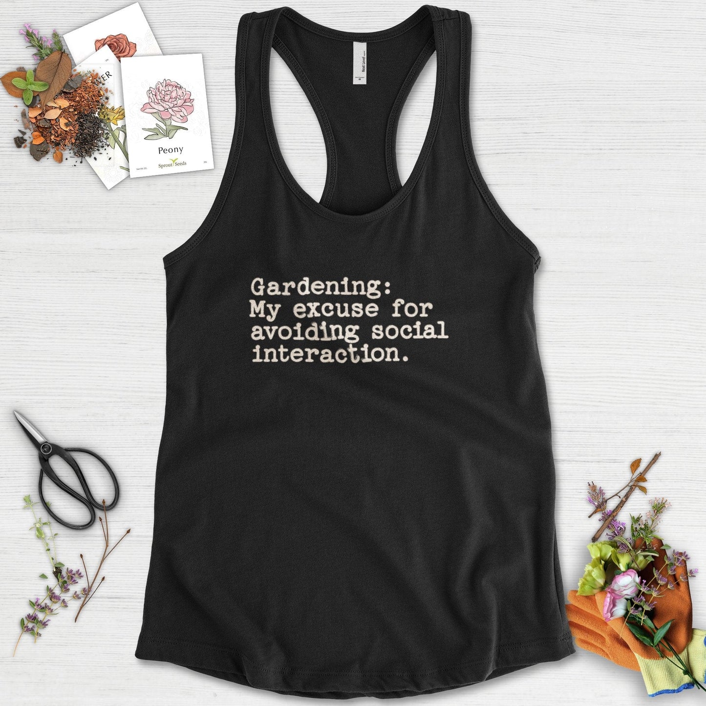 Excuse to Avoid Social Interaction Racerback