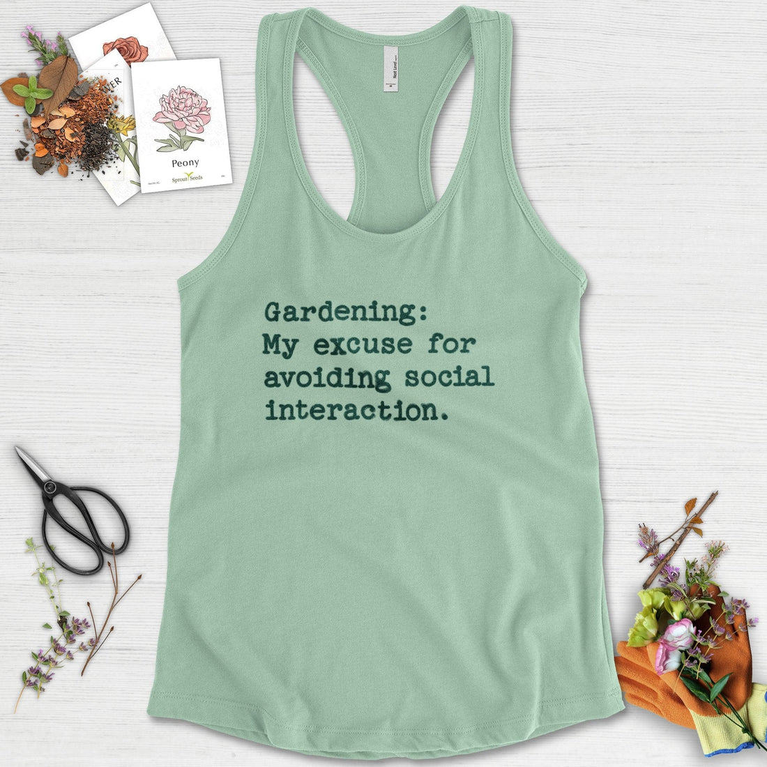 Excuse to Avoid Social Interaction Racerback