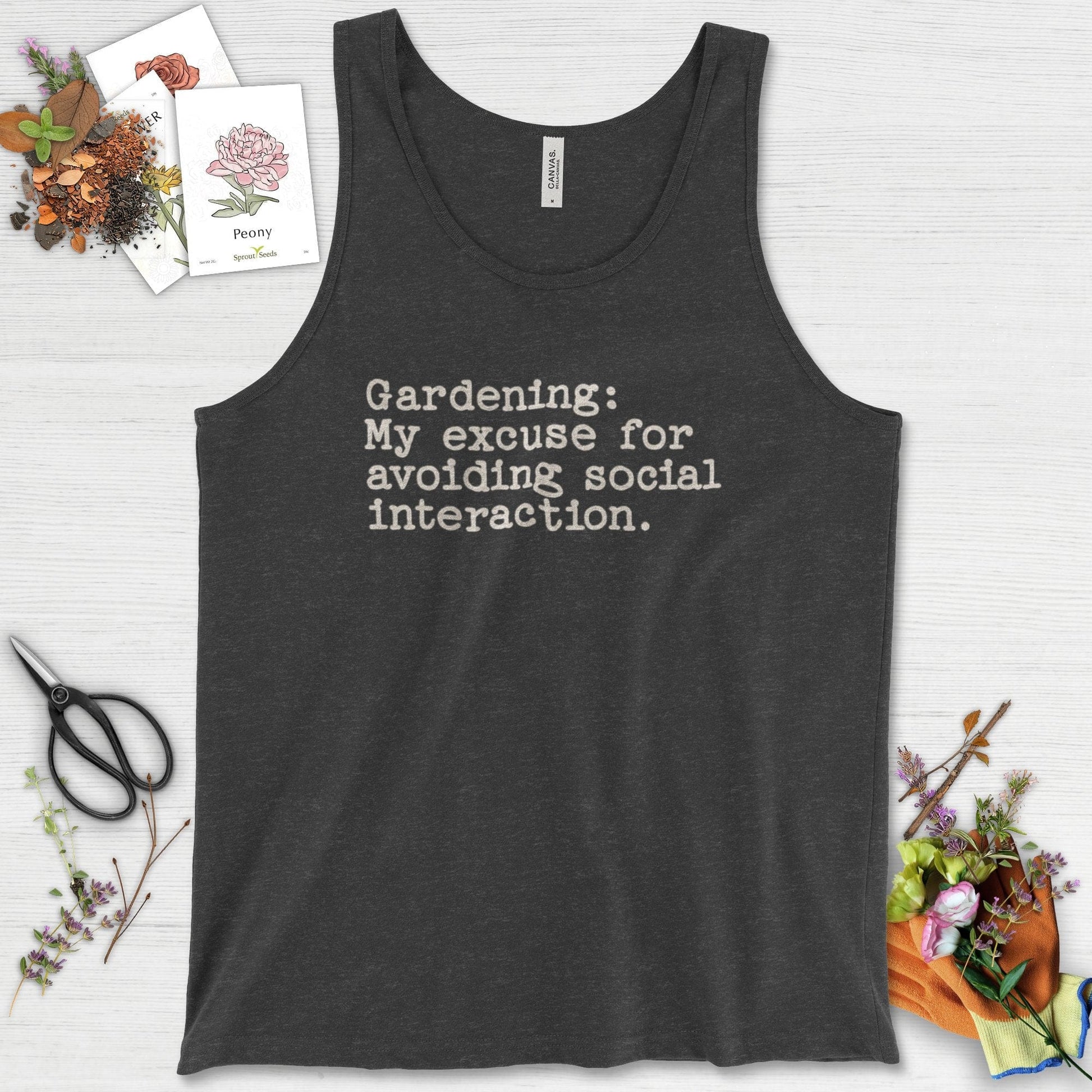 Excuse to Avoid Social Interaction Tank Top