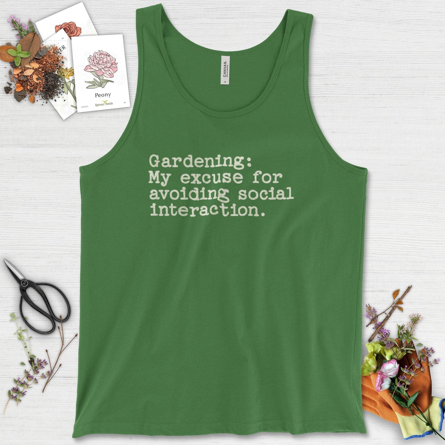 Excuse to Avoid Social Interaction Tank Top