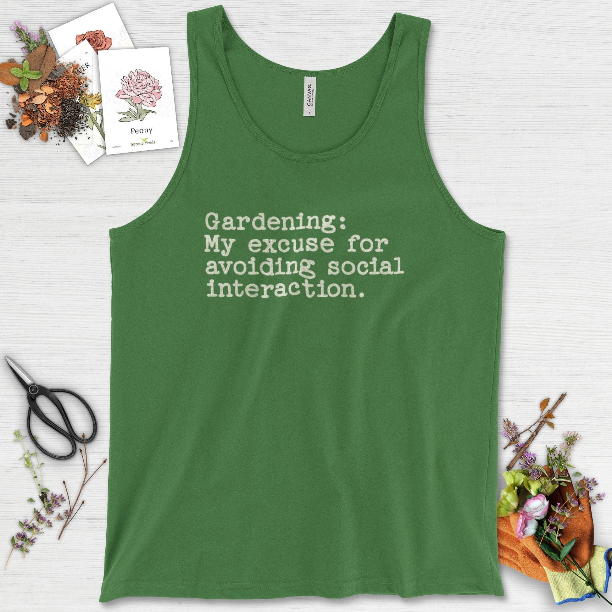 Excuse to Avoid Social Interaction Tank Top