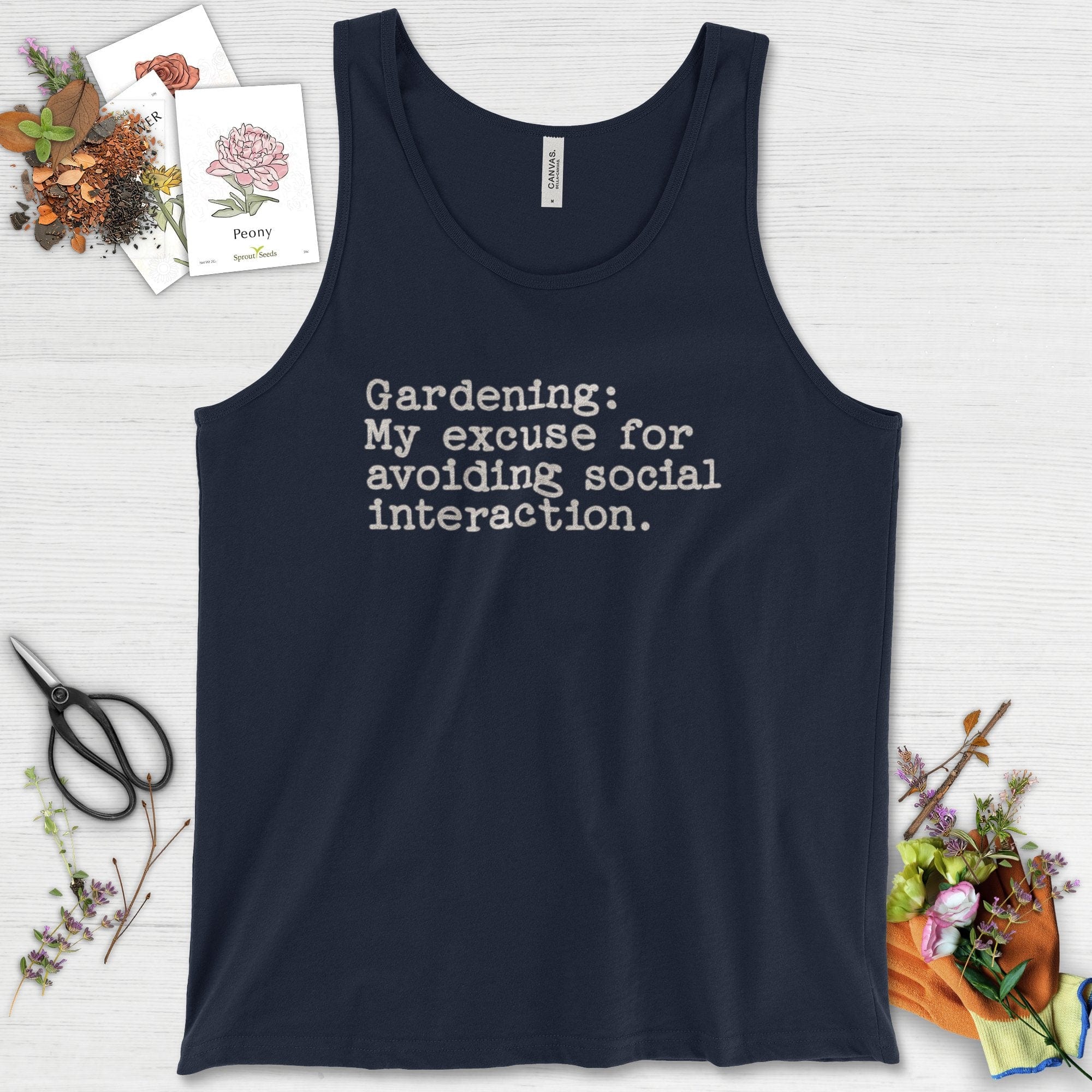 Excuse to Avoid Social Interaction Tank Top