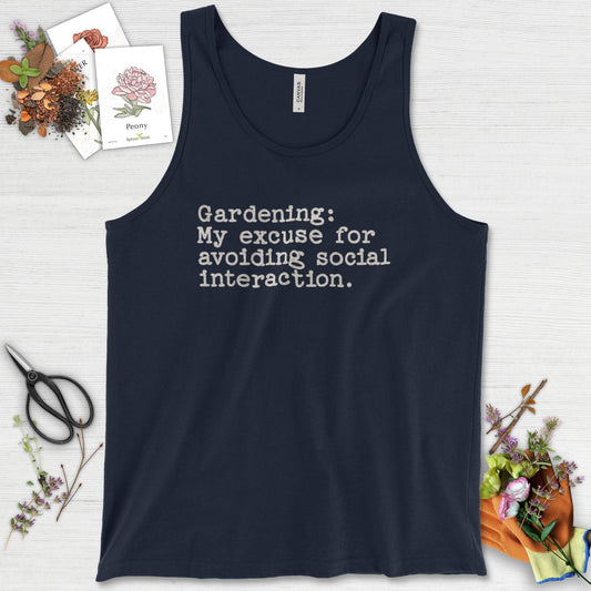 Excuse to Avoid Social Interaction Tank Top