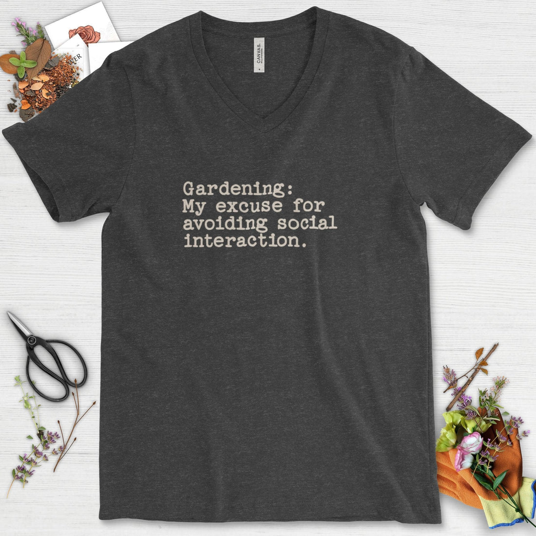 Excuse to Avoid Social Interaction V-Neck