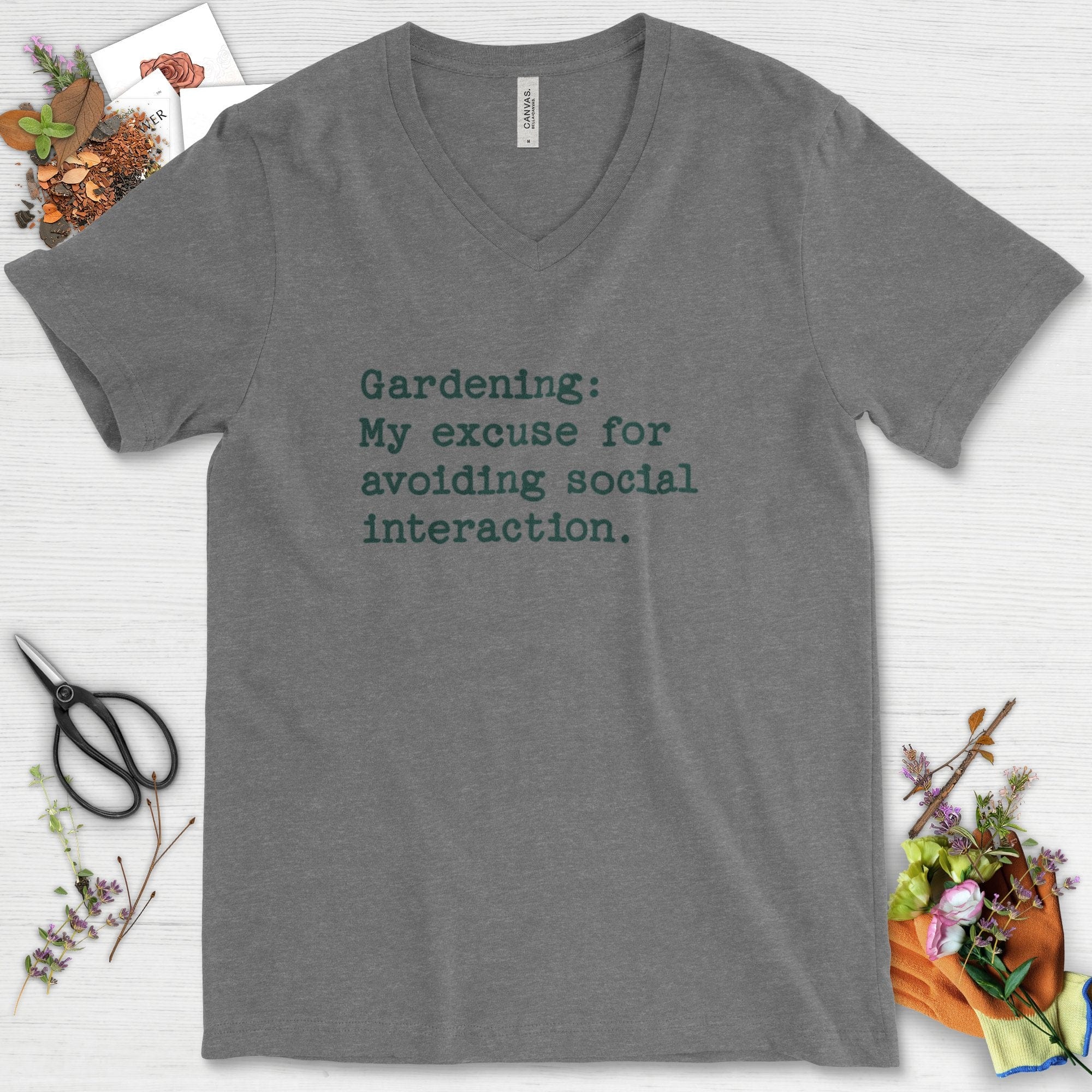 Excuse to Avoid Social Interaction V-Neck