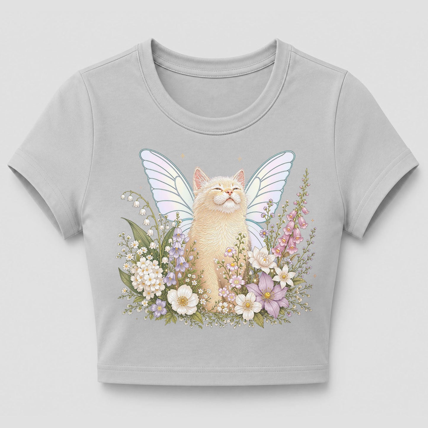 Fairy Kitten Cropped T-Shirt