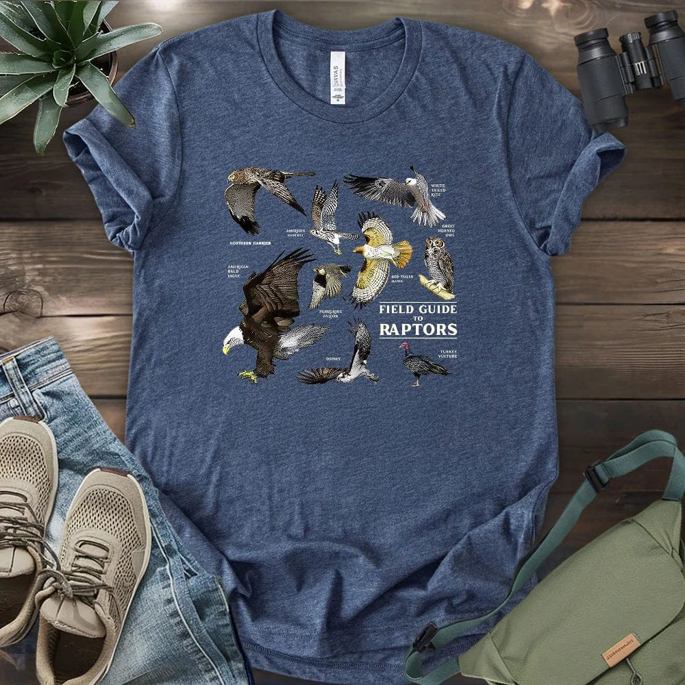 Field Guide To Raptors T-shirt