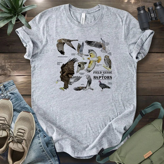 Field Guide To Raptors T-shirt