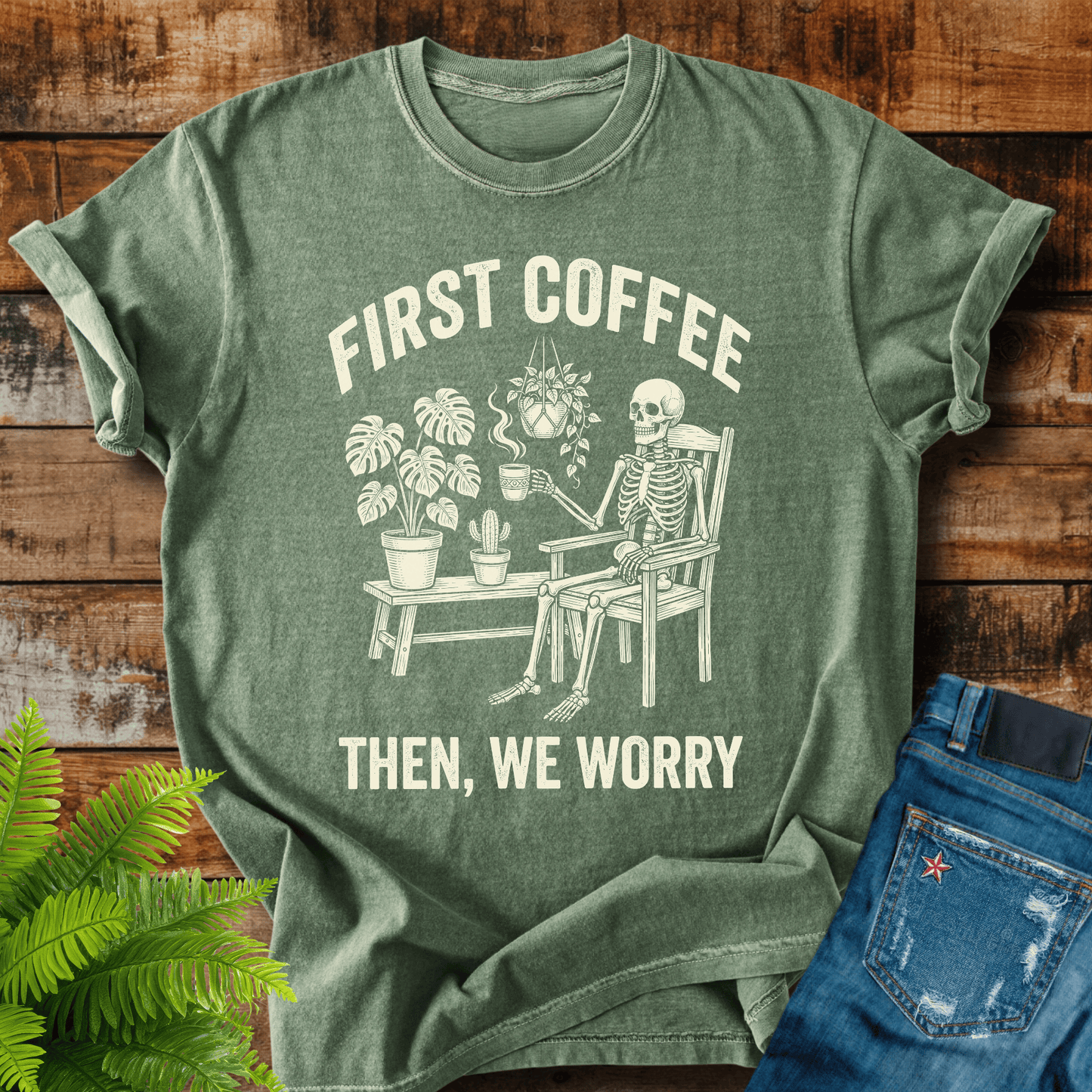 First Coffee T-shirt