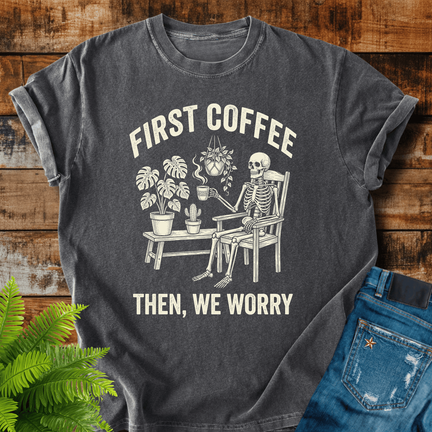 First Coffee T-shirt