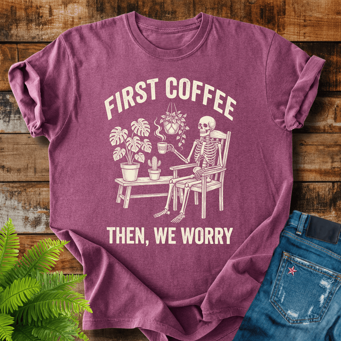 First Coffee T-shirt