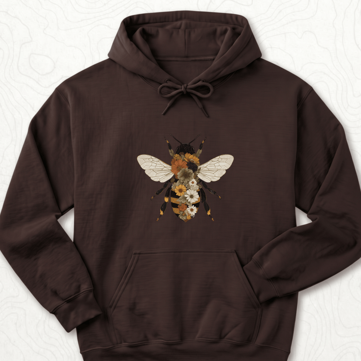 Floral Bee Hoodie