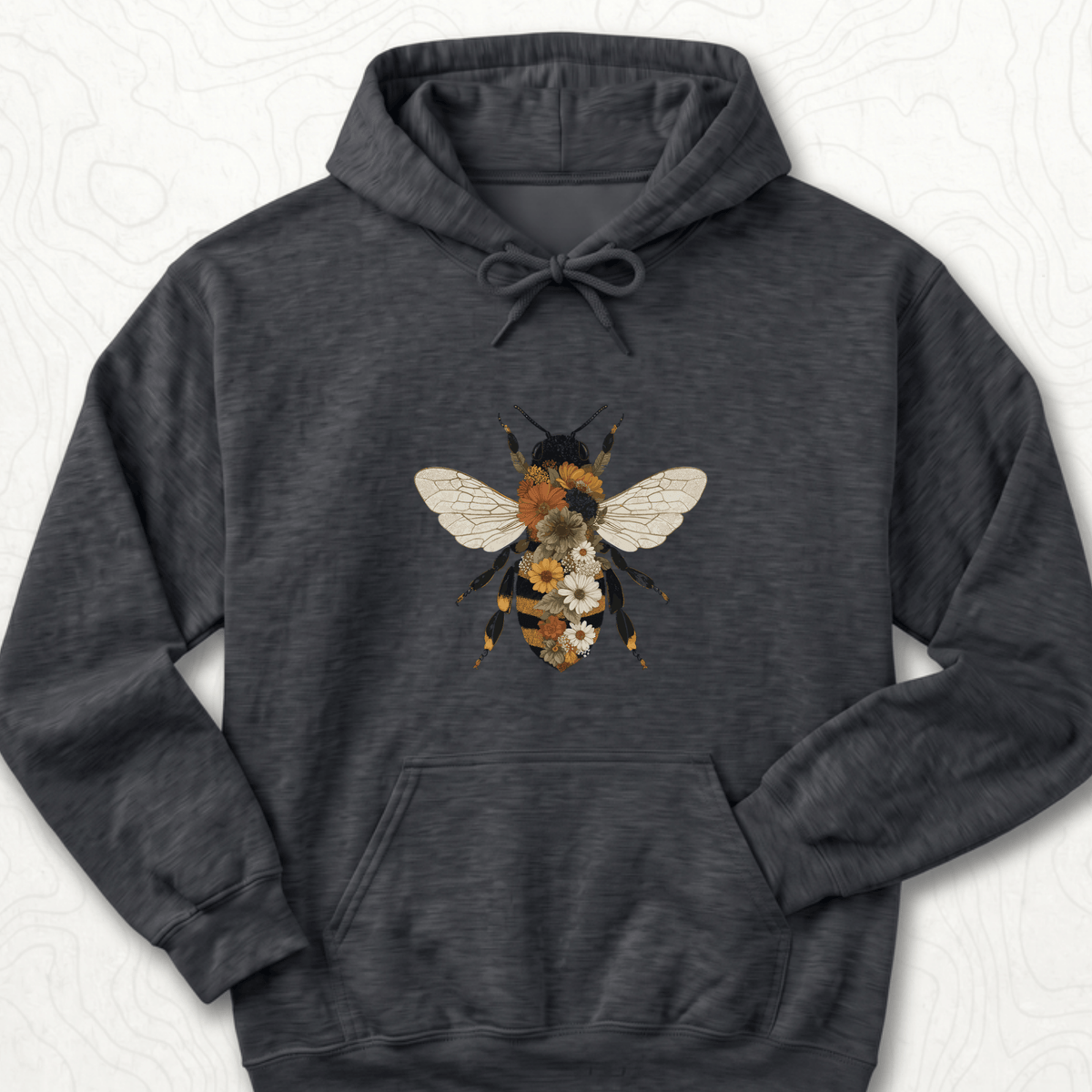 Floral Bee Hoodie