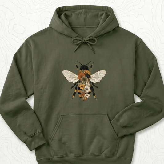Floral Bee Hoodie