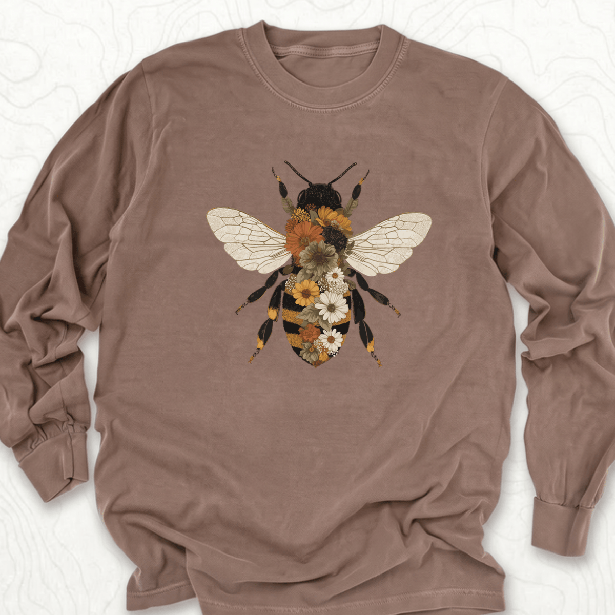 Floral Bee LS T-shirt