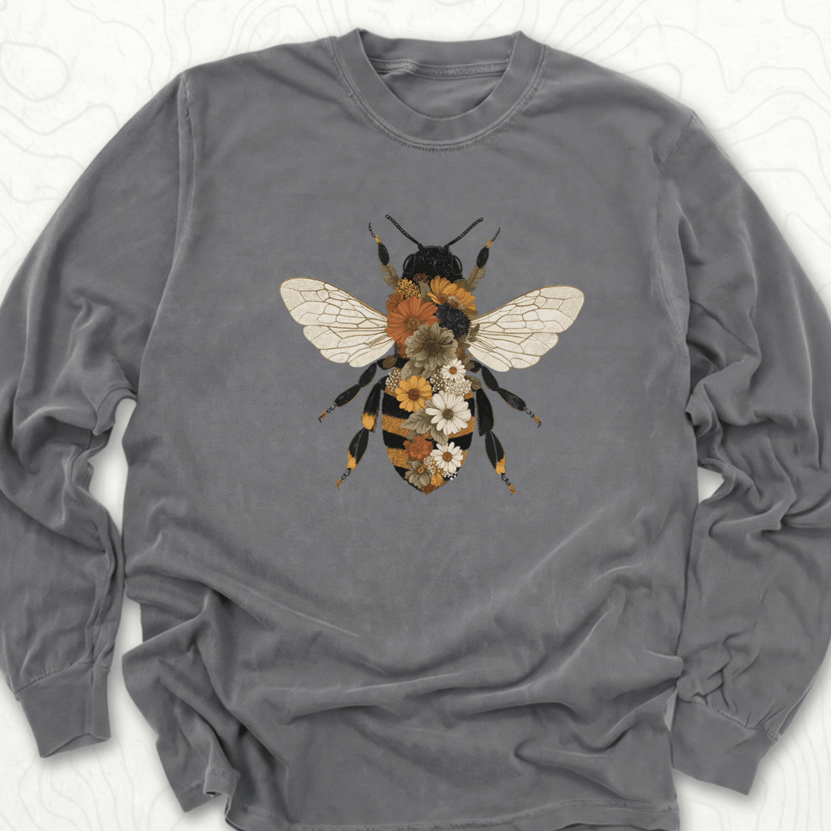 Floral Bee LS T-shirt