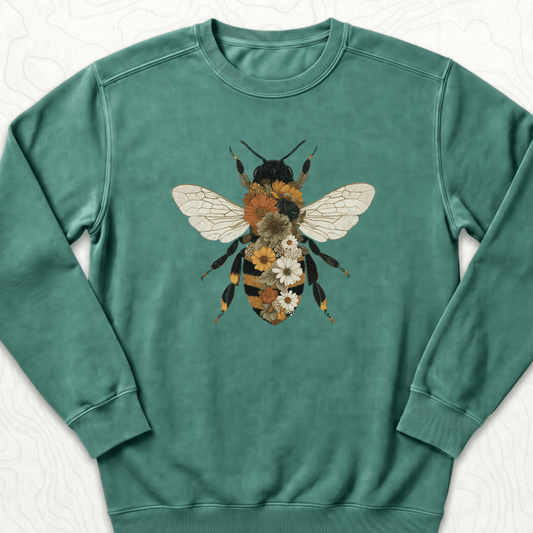 Floral Bee Sweatshirt