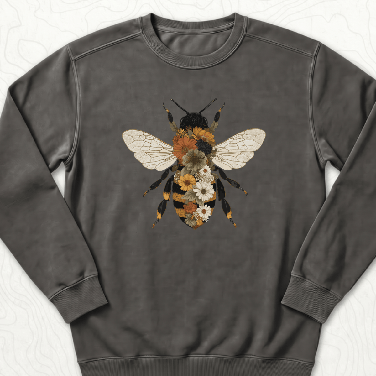 Floral Bee Sweatshirt