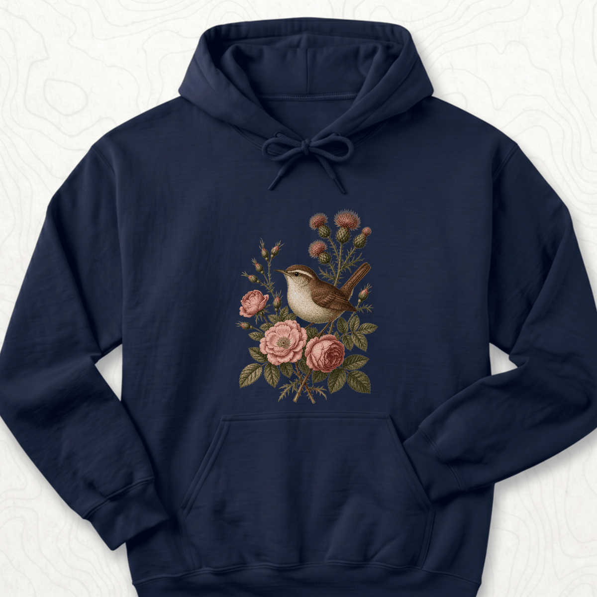 Floral Bird Hoodie