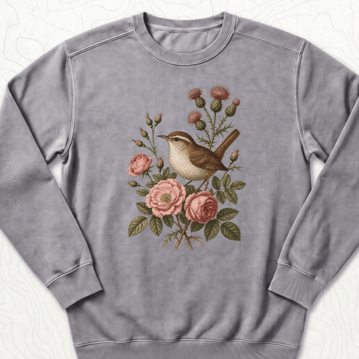 Floral Bird Sweatshirt