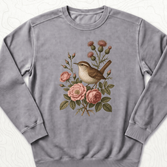 Floral Bird Sweatshirt