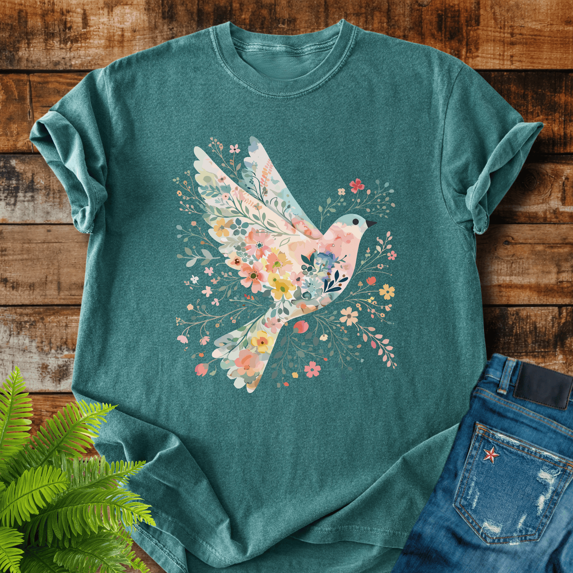 Floral Bird T-shirt