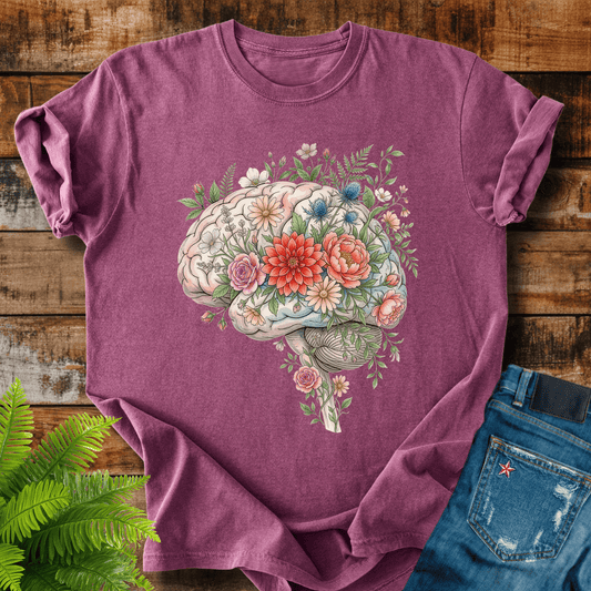 Floral Brain T-shirt