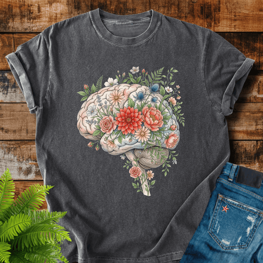Floral Brain T-shirt