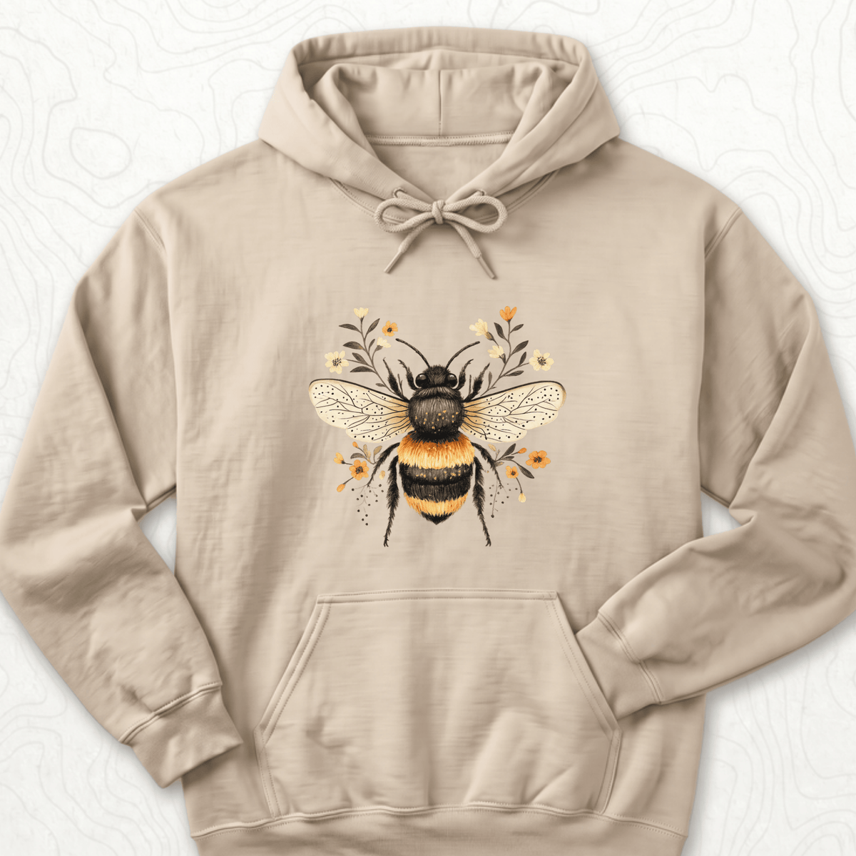 Floral Bumblebee Hoodie