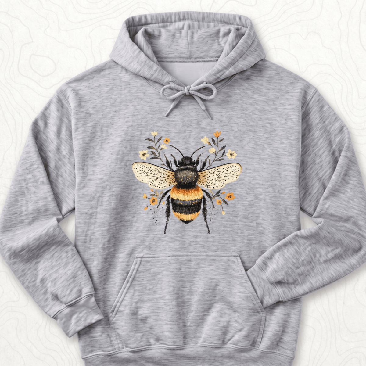 Floral Bumblebee Hoodie
