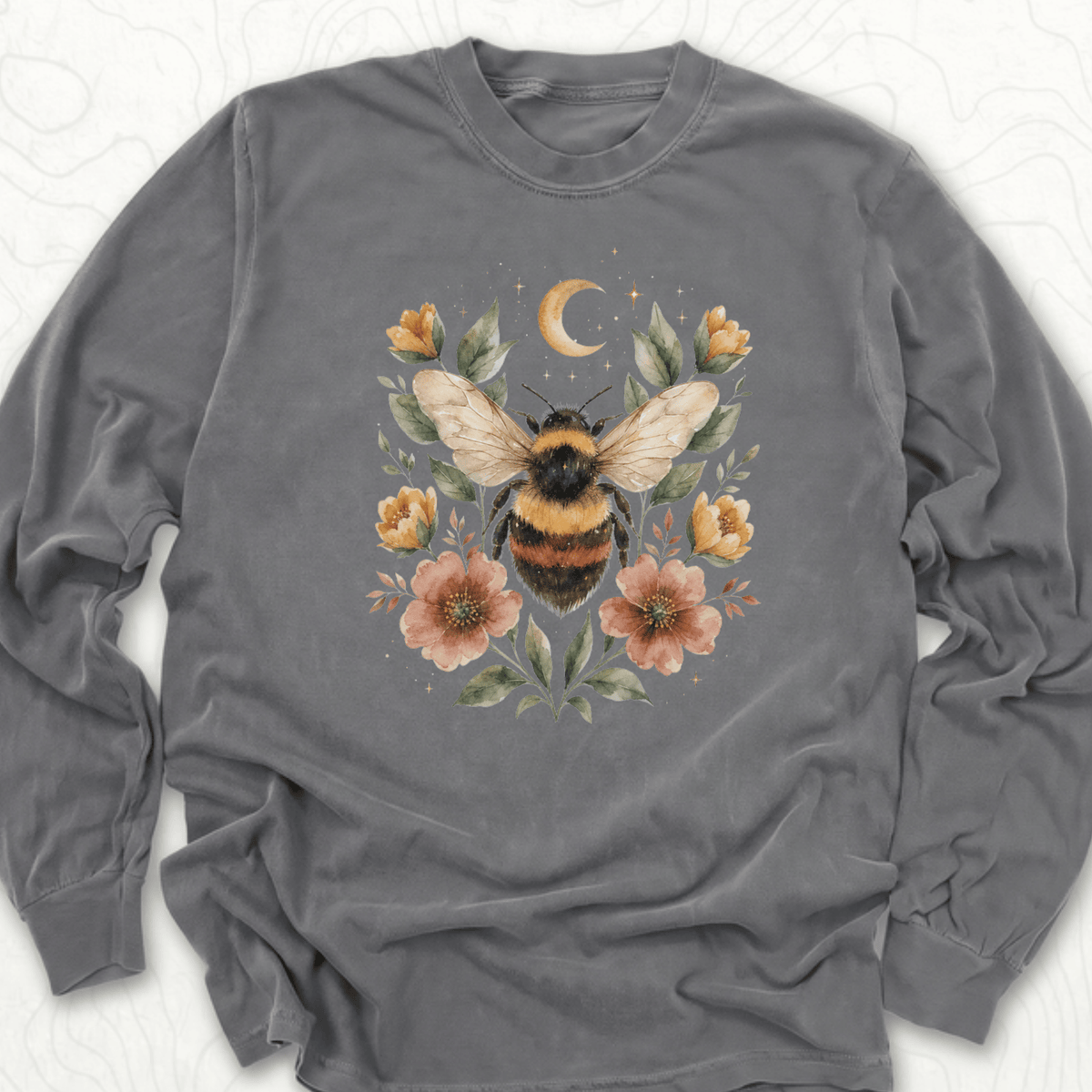 Floral Bumblebee LS T-shirt