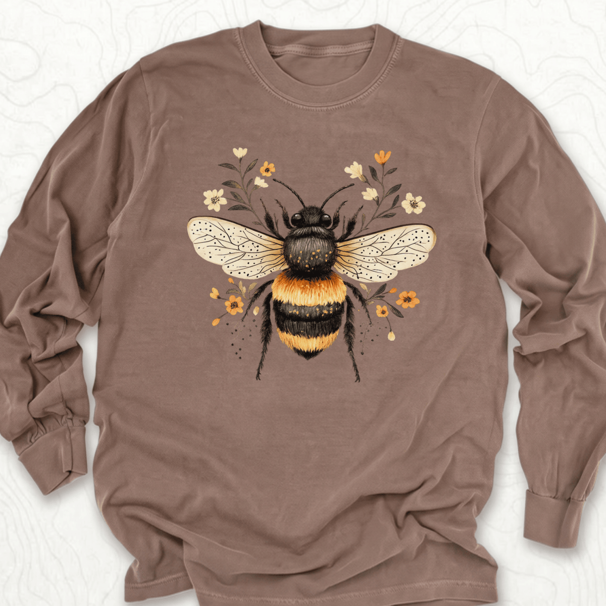 Floral Bumblebee LS T-shirt