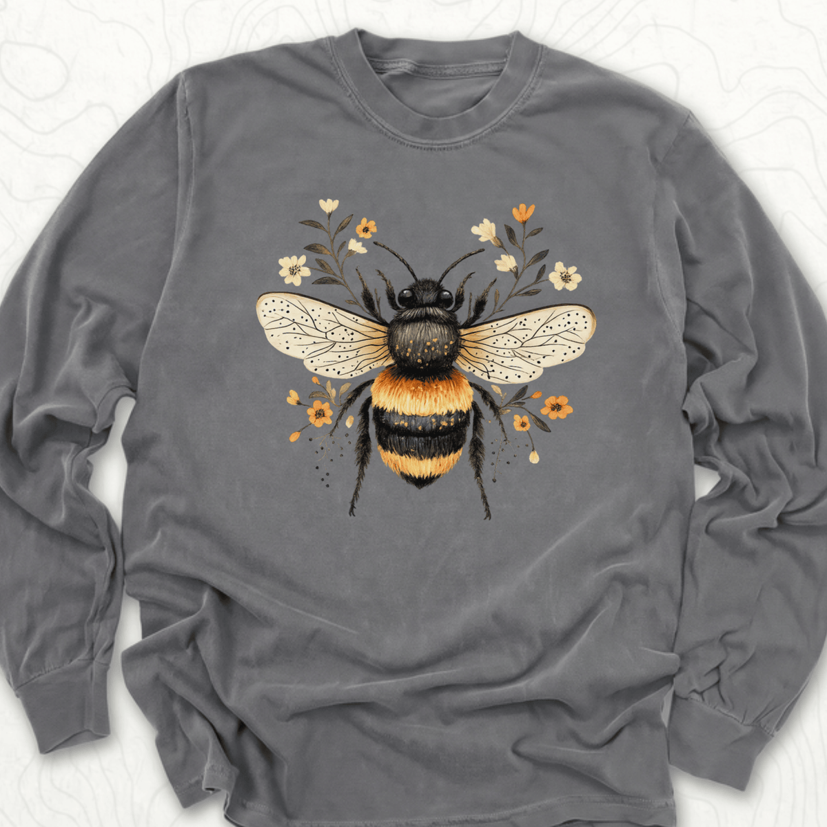 Floral Bumblebee LS T-shirt