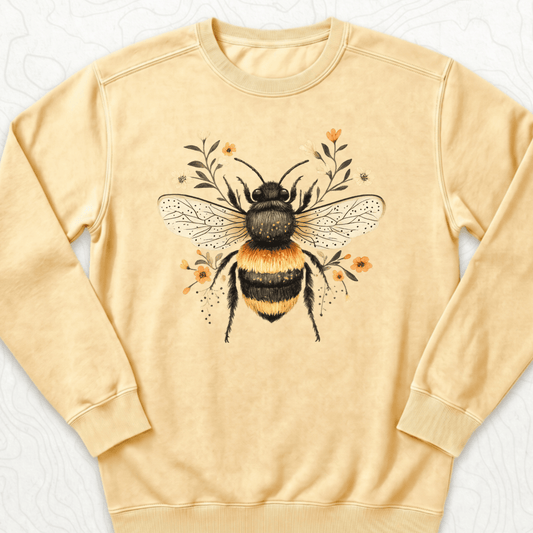 Floral Bumblebee Sweatshirt