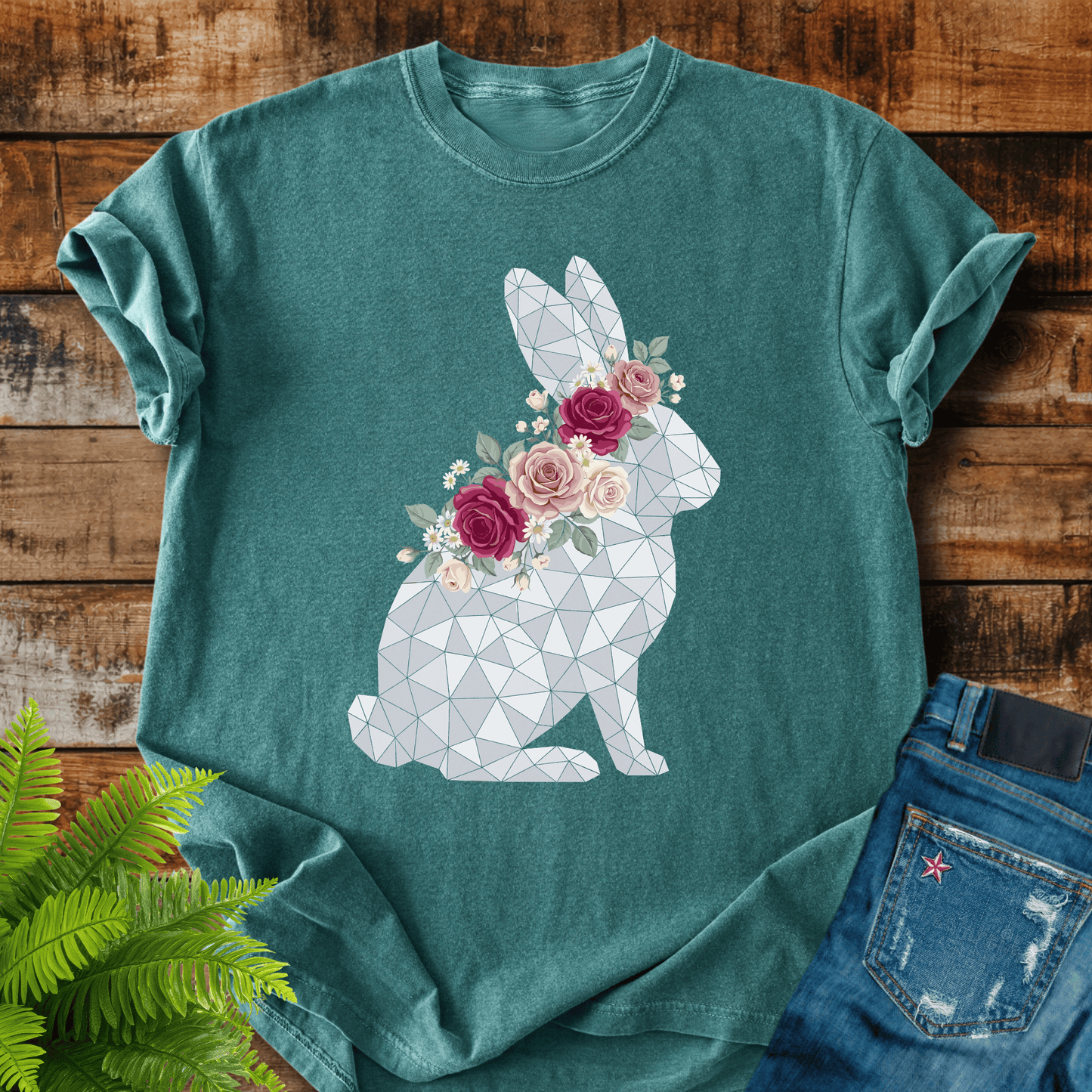 Floral Bunny T-shirt
